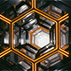 Sci-Fi Hexagon Tunnel VJ Loop (4K) - VideoHive Item for Sale