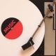 Vinyl Record on the Pleer. Plays a Song From an Old Turntable. - VideoHive Item for Sale