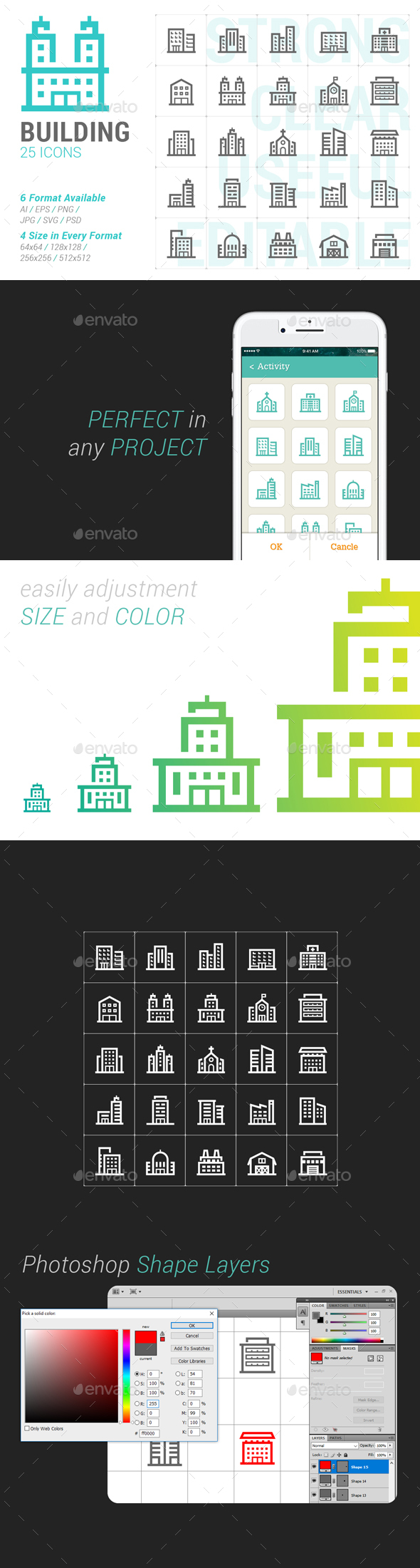 Building Mini Icon - Buildings Objects