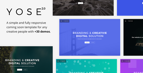 Yose - Responsive Coming Soon Template