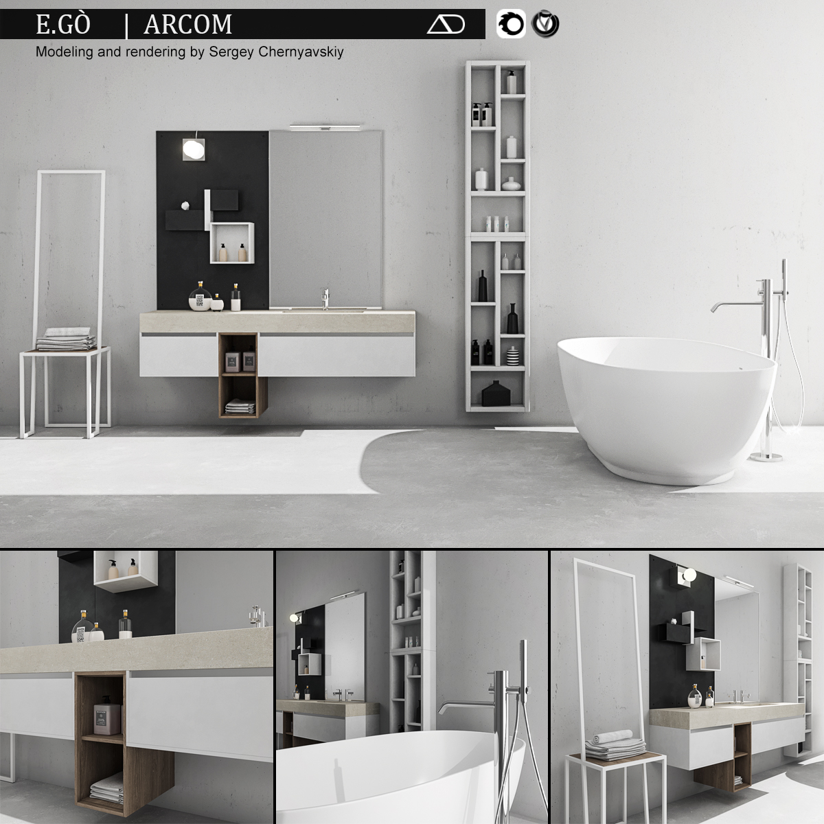 Bathroom Furniture Set Arcom Ego By User800 Ocean Bathroom Furniture Set Arcom Ego