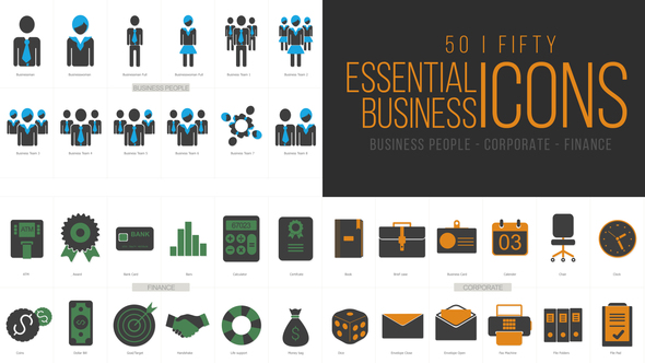Essential Business Icons