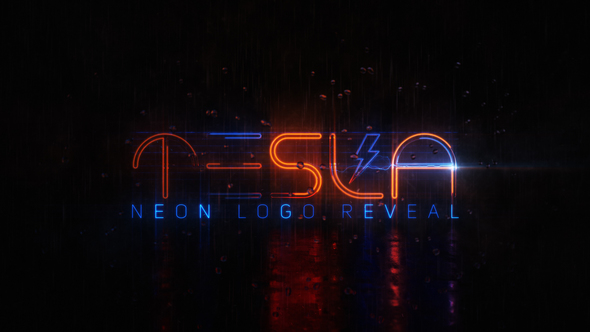 Electricity Neon Logo - VideoHive 21824779