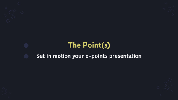 The Point(s) - VideoHive 21825005