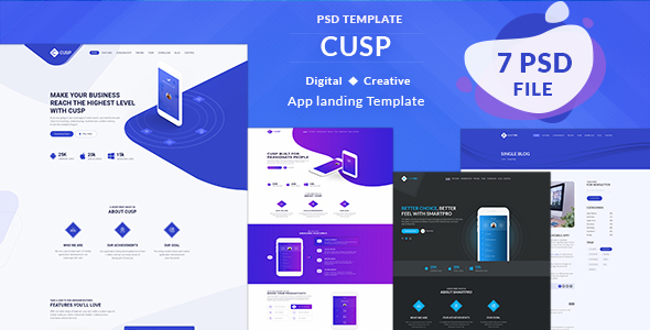 Cusp - App - ThemeForest 21738943