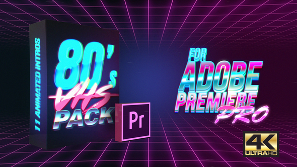 80's VHS Intro Pack | MOGRT for Premiere Pro