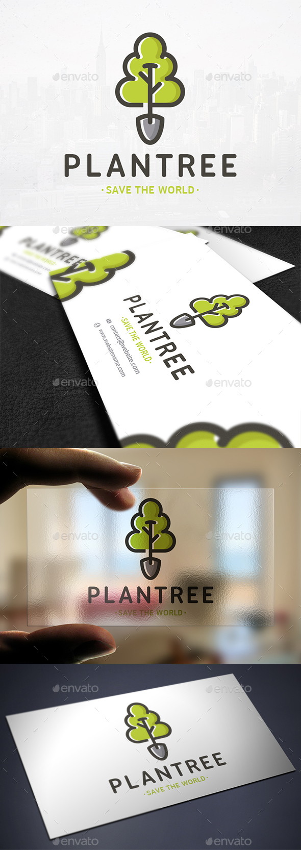 Plant a Tree Logo Template - Nature Logo Templates