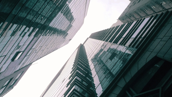 Skyscrapers View From Ground