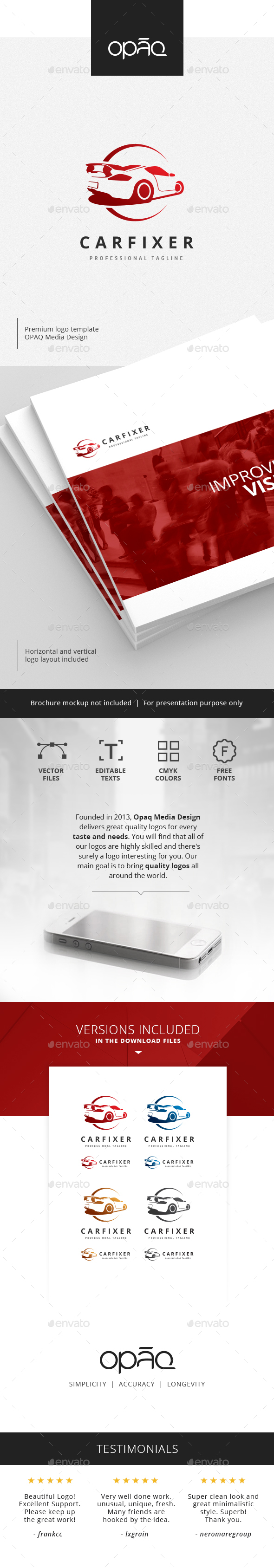 Car Profile Logo - Objects Logo Templates