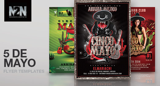 n2n44 cinco de mayo flyer templates