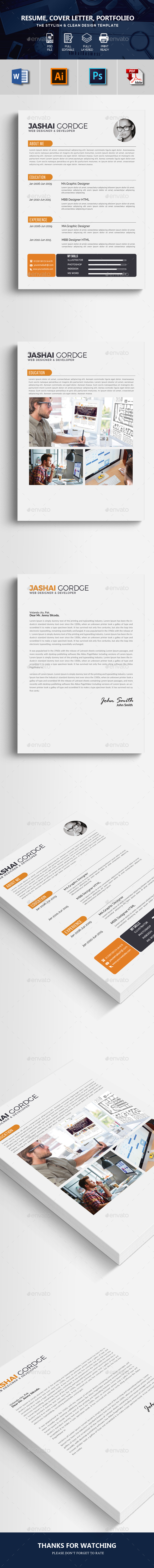 Job Resume CV Word Template - Resumes Stationery