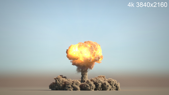 Nuclear Explosion 4k