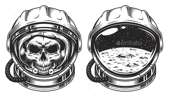 dead space helmet drawing
