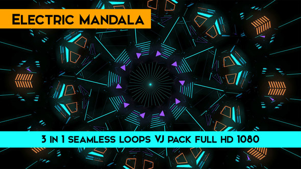 Electric Mandala Vj Loops