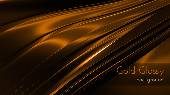 Gold Glossy Background