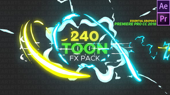 Videohive 240 Toon FX Pack 21729822 - Free download Videohive 240 Toon FX Pack 21729822 - Free download