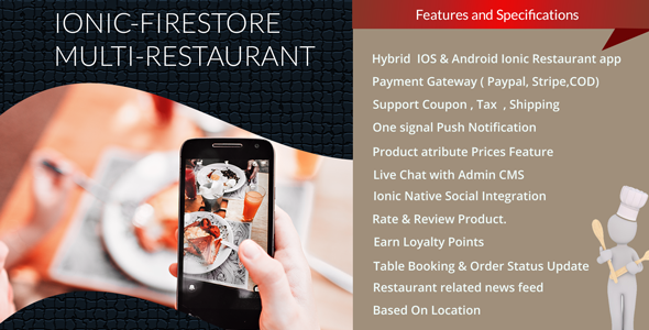 Multi Restaurant App With Firestore - CodeCanyon Item for Sale