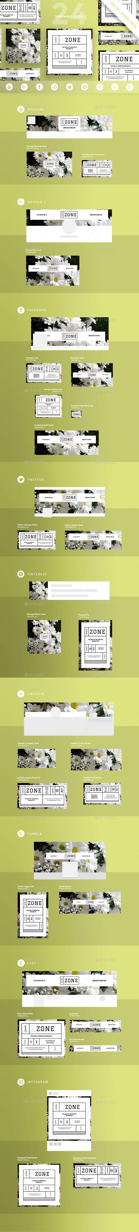 Beauty Zone Social Media Pack - Miscellaneous Social Media