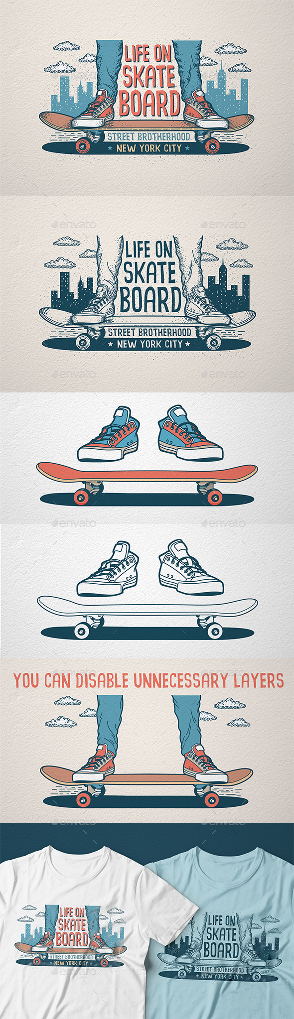 Skateboarding Print - Sports/Activity Conceptual