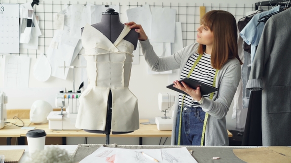 Fashion Designing Entrepreneur Is Working  alt