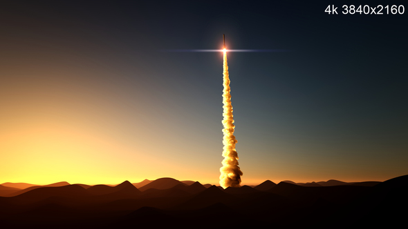 Rocket Start on Sunset 4k