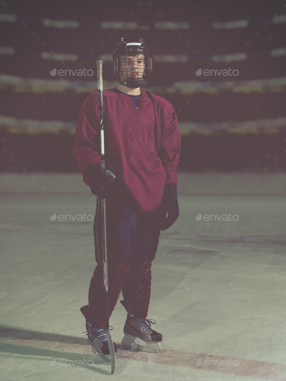 hockey player portrait Stock Photo by dotshock | PhotoDune