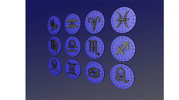Horoscope Zodiac Icons - 3Docean 21841982