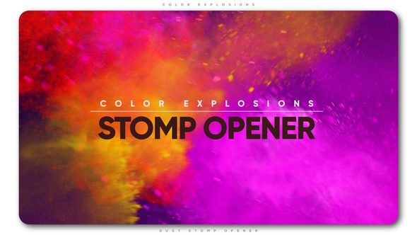 Color Explosions Stomp - VideoHive 21842558