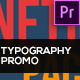Typography Promo - VideoHive Item for Sale
