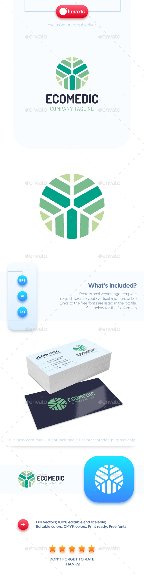 Leaf Nature Medical Logo - Nature Logo Templates