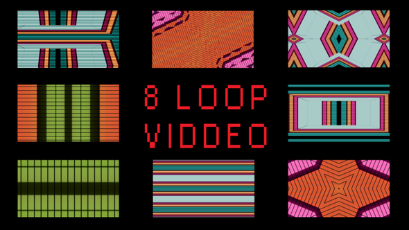 Flicker VJ Loop Background