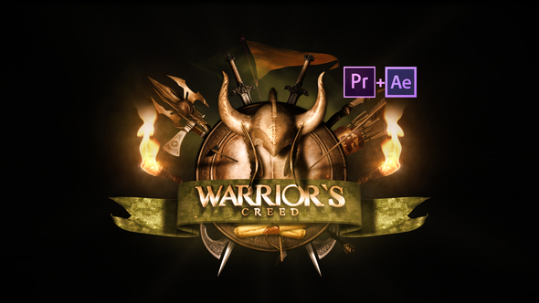 Epic Warrior Logo By Genesistudio Videohive