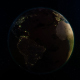 Realistic Earth Rotating in Space. On the Planet Earth is Visible the Change of Day and Night - VideoHive Item for Sale