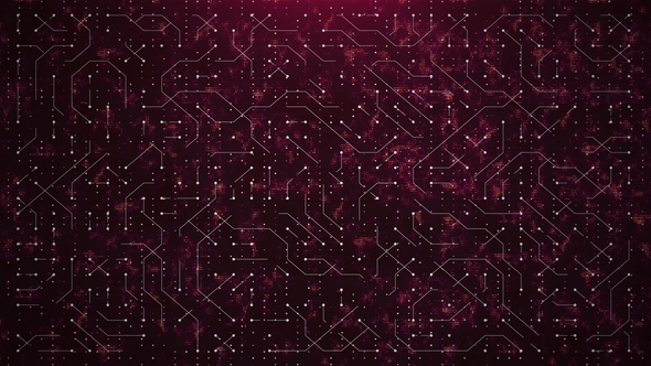 Abstract Red World Circuit alt