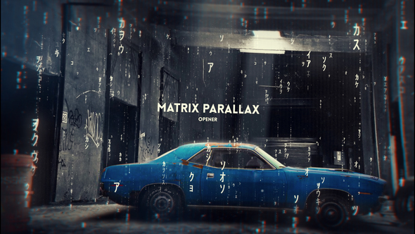 Matrix Parallax Opener - VideoHive 21377592