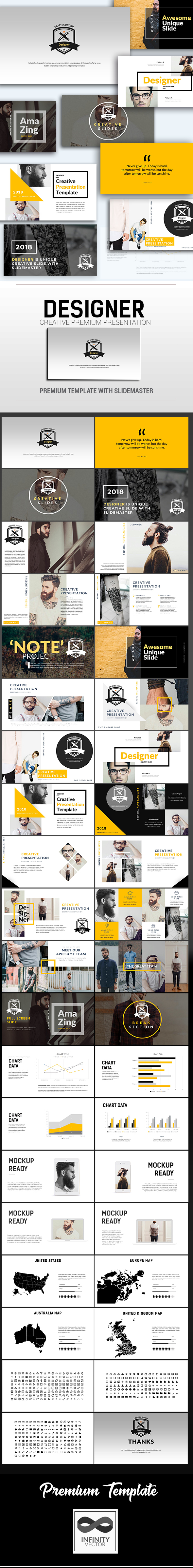 Designer Creative Presentation Google Slide - Google Slides Presentation Templates