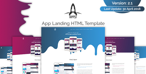 Marvelous APPSI-App Landing HTML Template