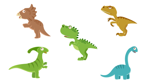 Cartoon Dinosaur Pack 1