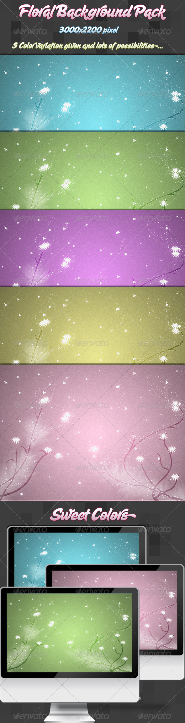 Floral Background Pack