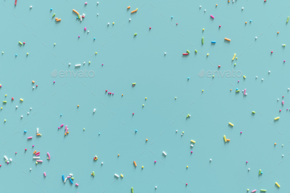 Blue wallpaper with sprinkles Stock Photo by Rawpixel | PhotoDune