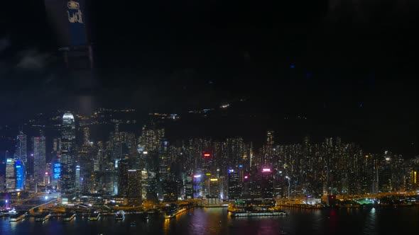 Beautiful building and architecture around Hong kong city skyline alt