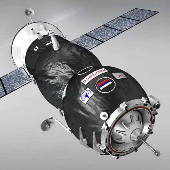 Spaceship Progress Soyuz - 3Docean 21858034
