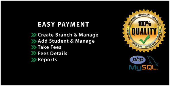 Student Payment System With Full Project & Source Code PHP new