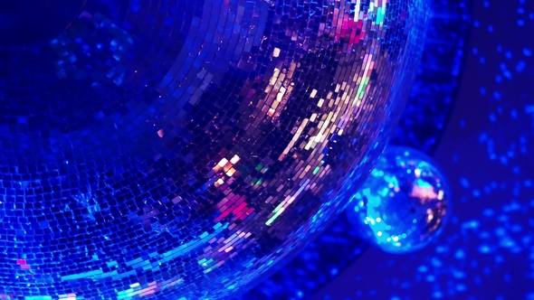 Disco Ball in a Nightclub