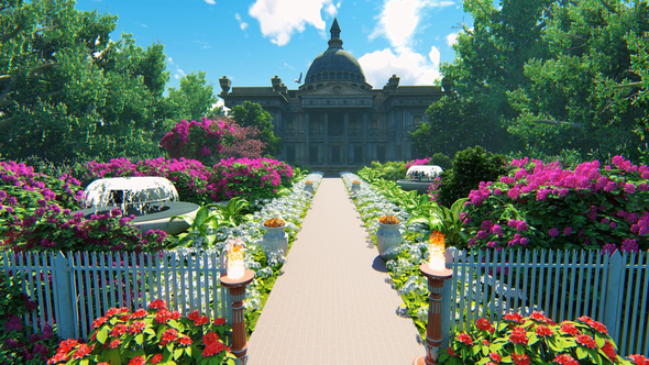 Flower Park And Castle V2