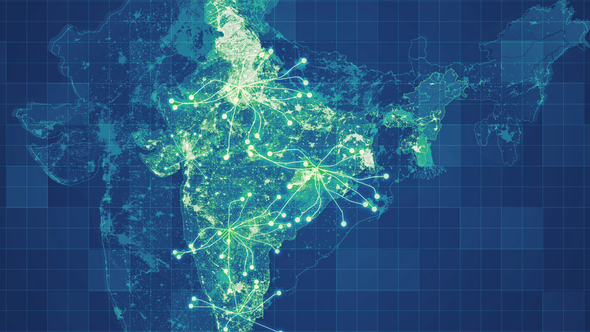 Green India Map Network Rollback 4K