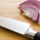 Sliced Onion and Knife on Wooden Cutting Board - VideoHive Item for Sale