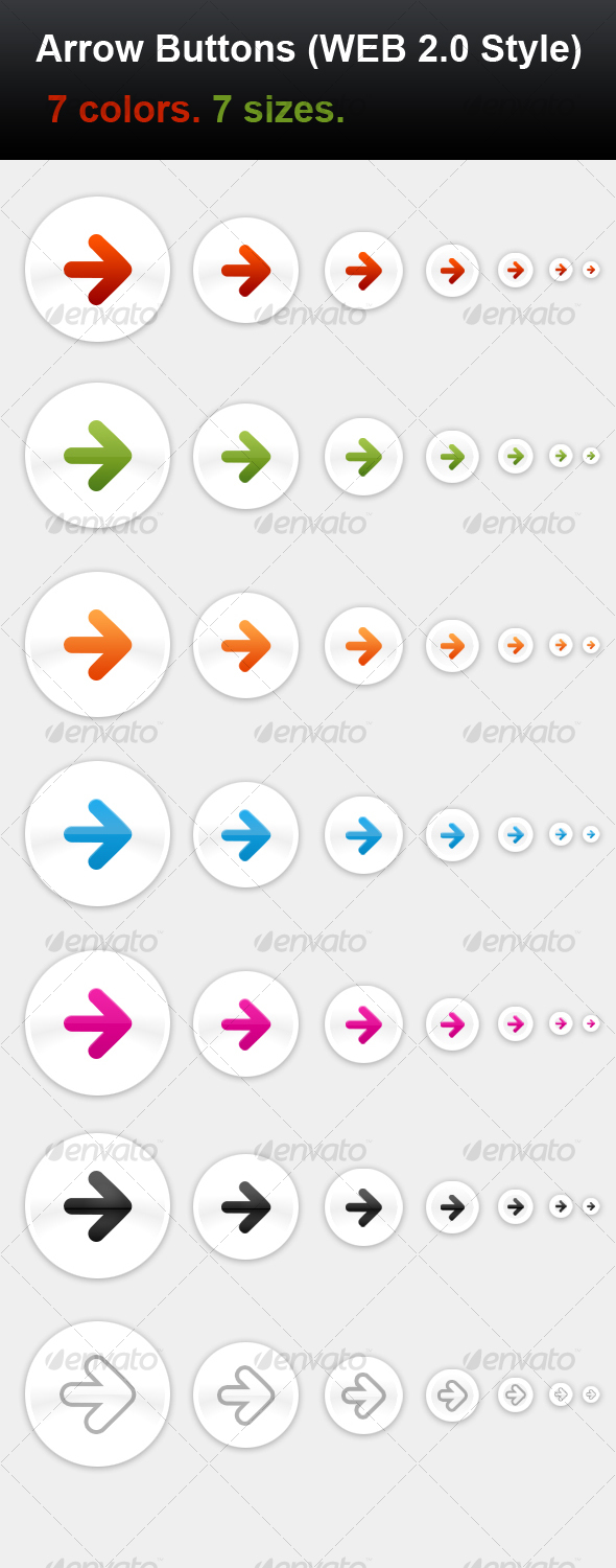 Arrow Buttons - Buttons Web Elements