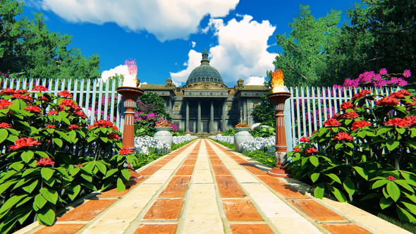 Flower Park And Castle V3