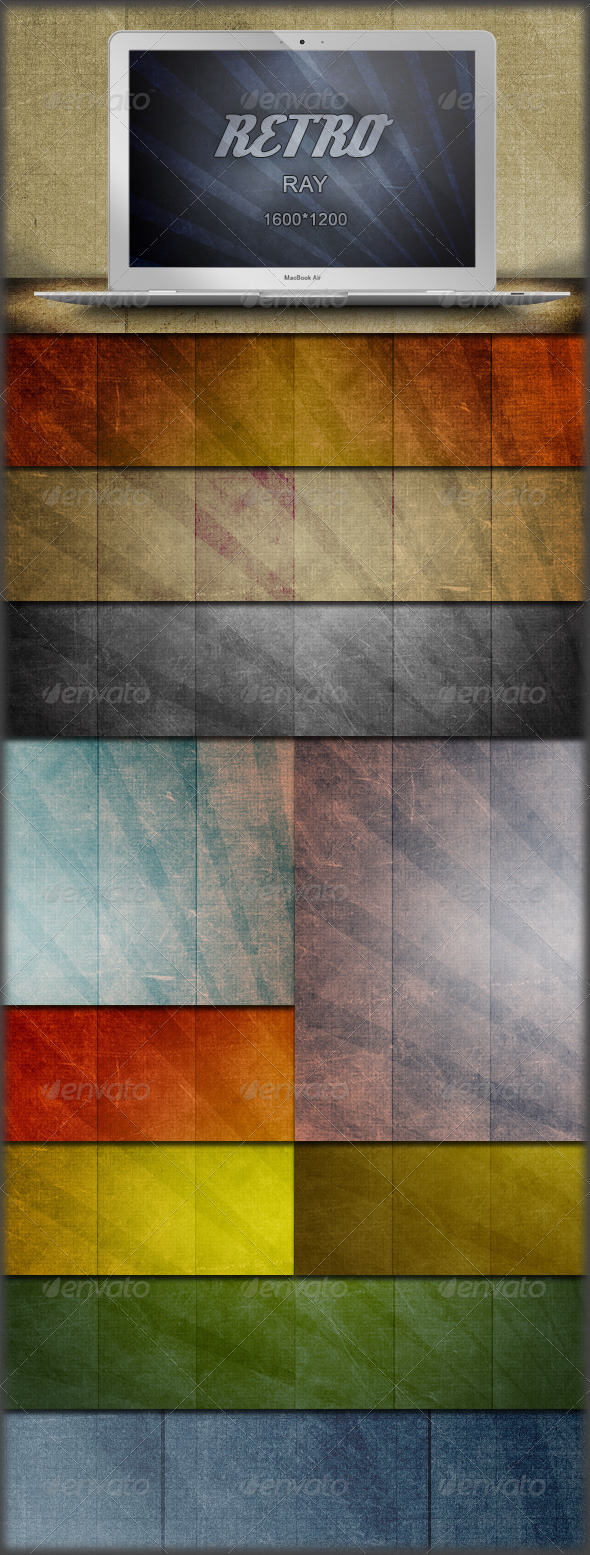 40 Retro Sun Ray Grunge Backgrounds - Backgrounds Graphics